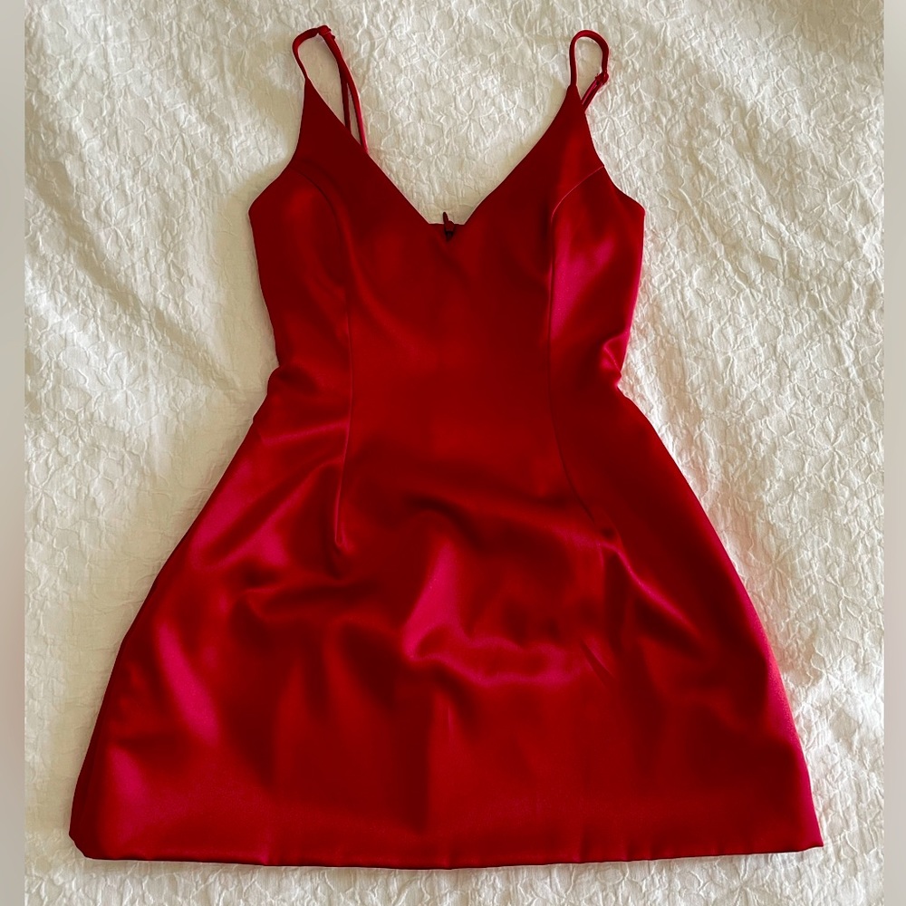 Red Selena Gomez dress